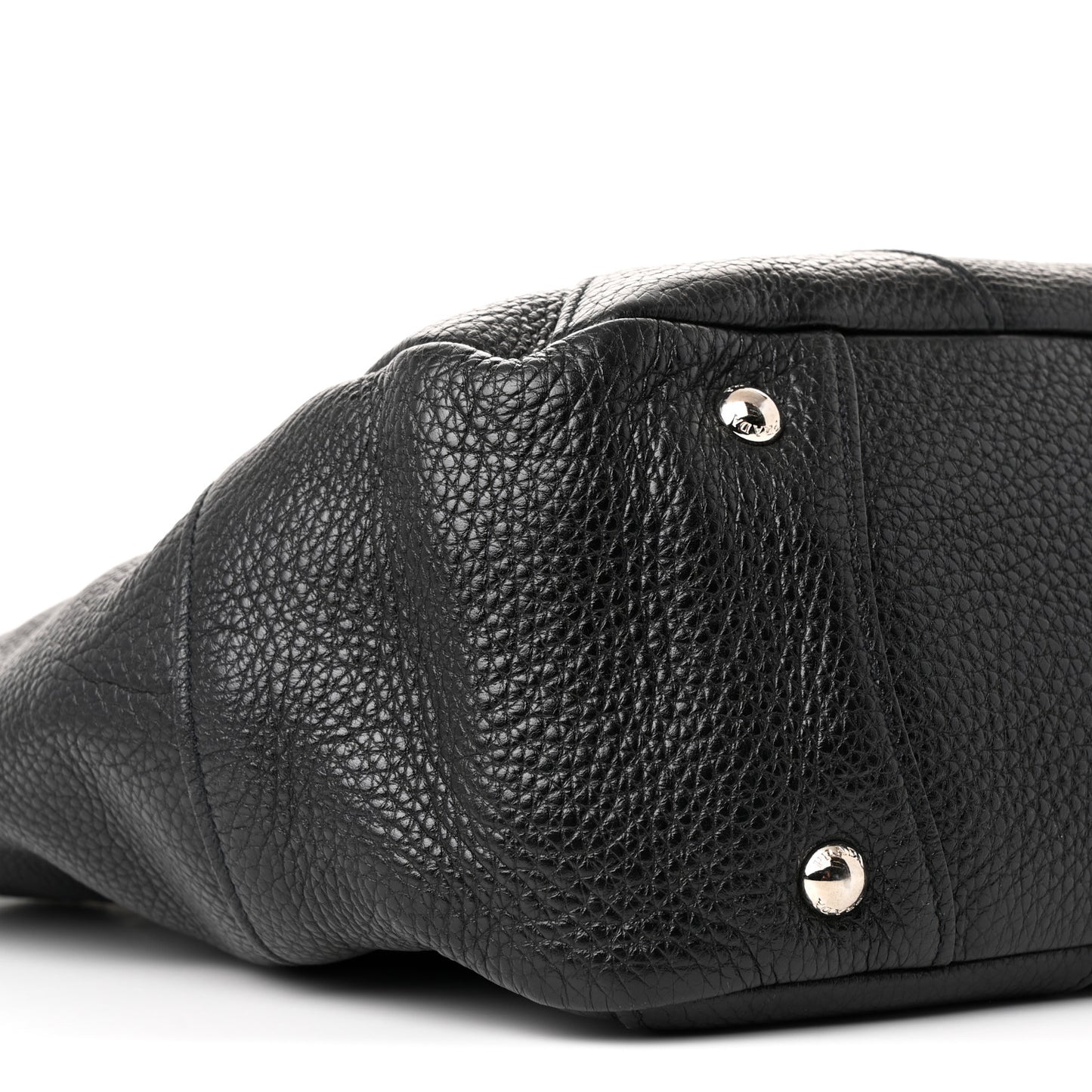 Vitello Daino Side Pocket Tote Black