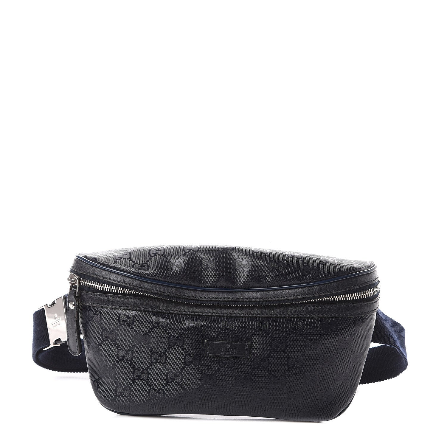 Gucci Imprime Monogram Belt Bag Navy 1 of 8