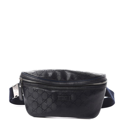 Gucci Imprime Monogram Belt Bag Navy 1 of 8