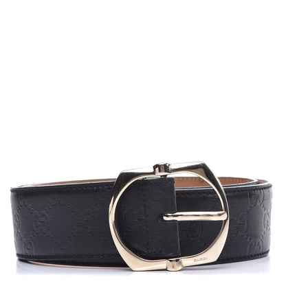 Gucci Guccissima Signature Belt 85 34 Black 1 of 13