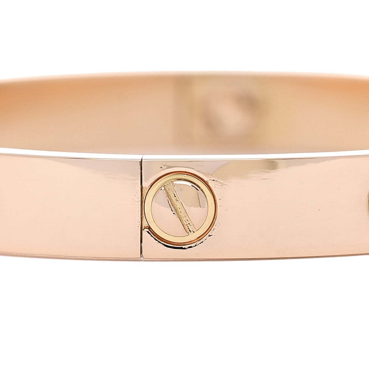 18K Pink Gold 4 Diamond LOVE Bracelet 16