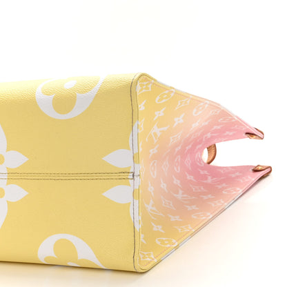 Louis Vuitton Monogram Giant By The Pool OnTheGo GM Light Pink 9 of 9
