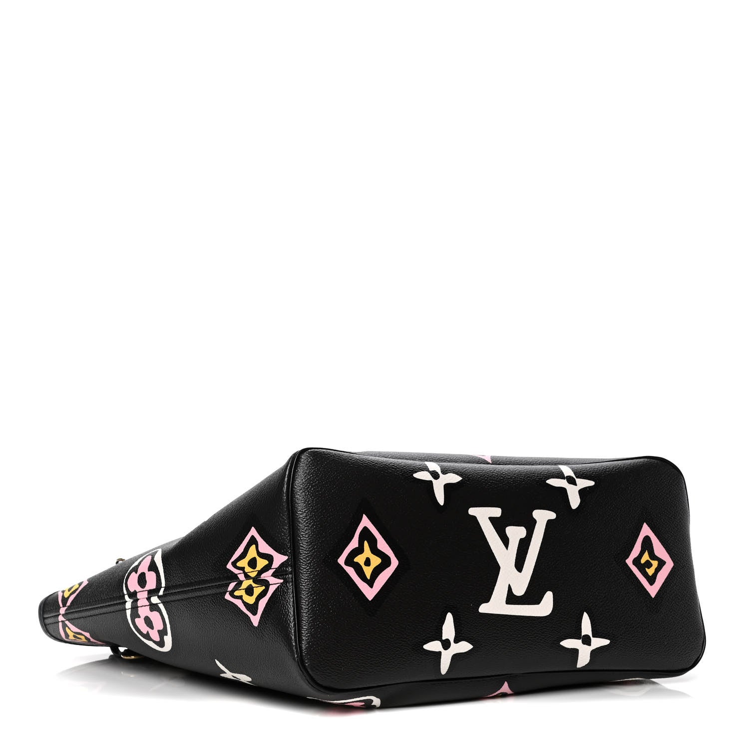 Louis Vuitton Monogram Giant Wild At Heart Neverfull MM Black 3 of 4