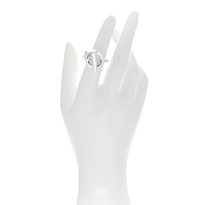 Hermes Sterling Silver GM Croisette Ring 50 5.25 2 of 5