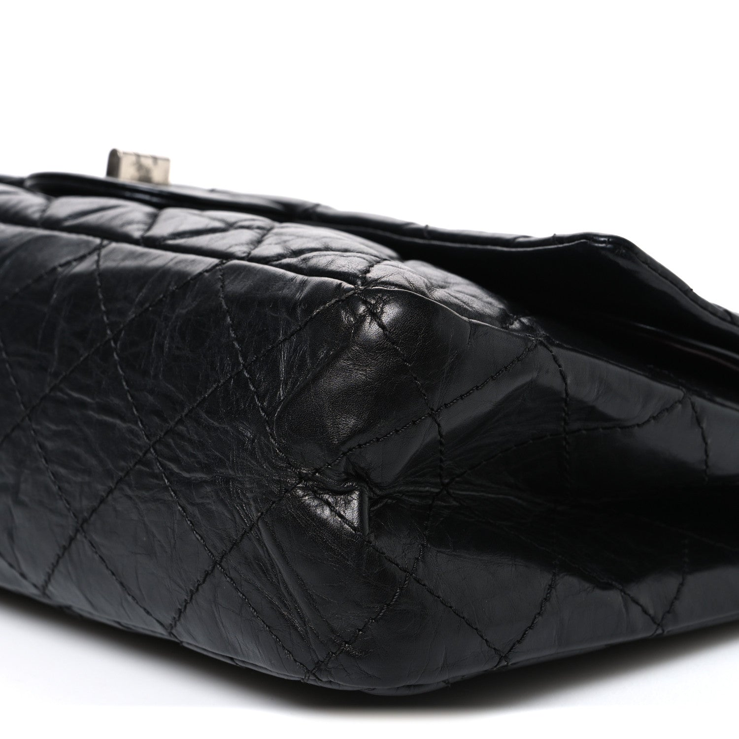 Chanel Aged Calfskin Quilted 2.55 Reissue 226 Flap Black 10 of 11