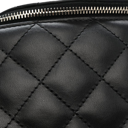 Chanel Lambskin Quilted Waist Belt Bag Black 12 of 13