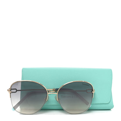 Tiffany TF3082 Round Sunglasses Gold 7 of 7