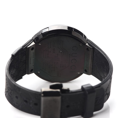 Gucci Stainless Steel Rubber 45mm Digital I-Gucci Web Watch Black 4 of 5
