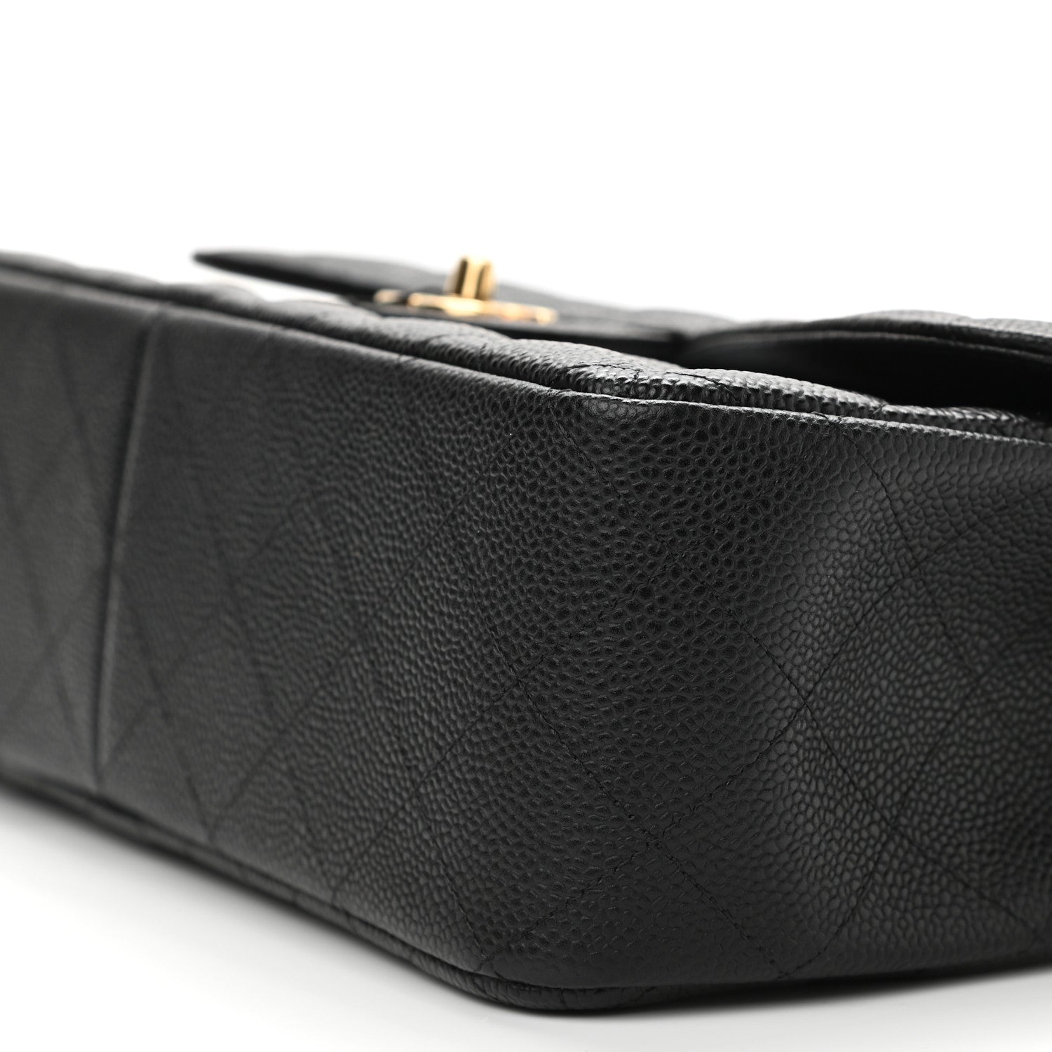 Chanel Caviar Quilted Jumbo Double Flap Black 10 of 11