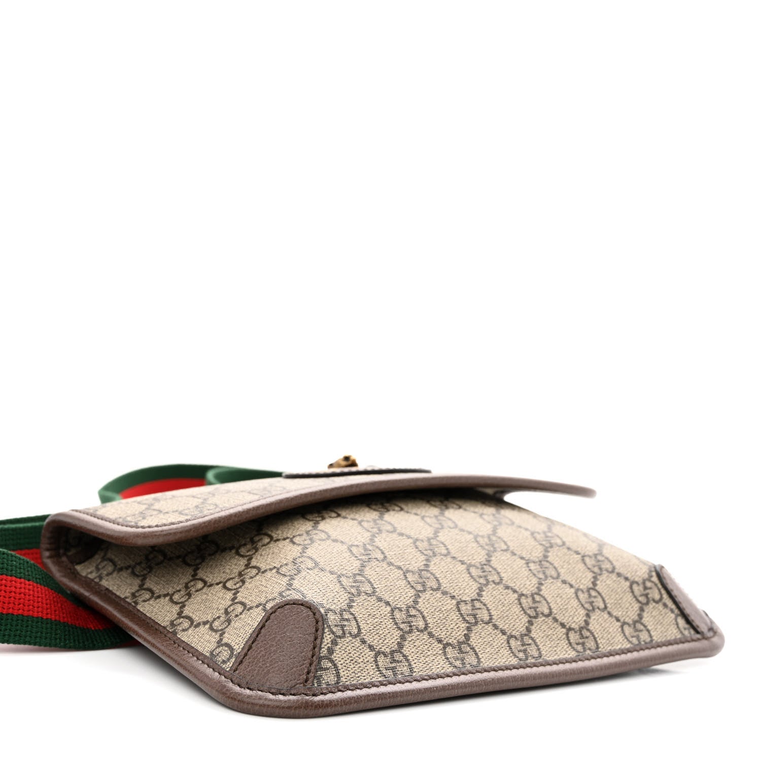 Gucci GG Supreme Monogram Neo Vintage Web Belt Bag Brown 4 of 10