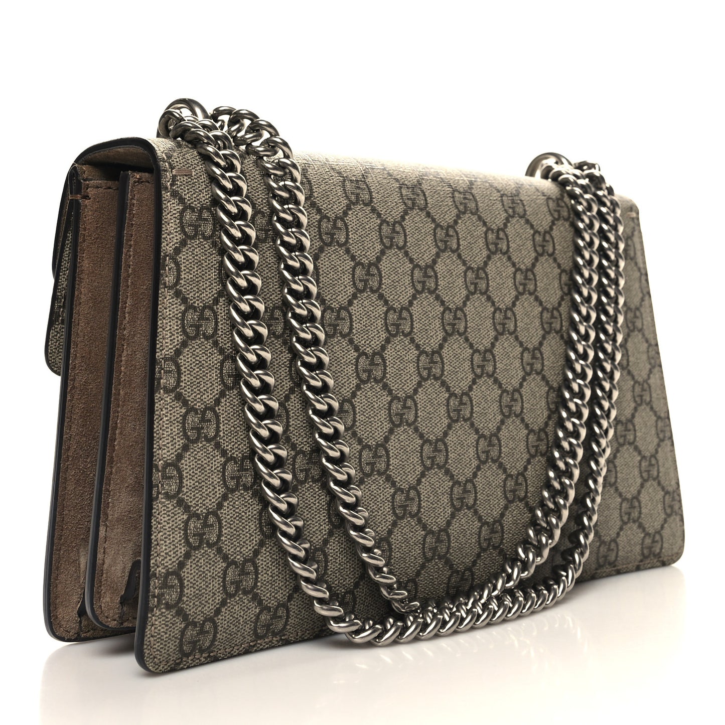 GG Supreme Monogram Small Dionysus Shoulder Bag Taupe