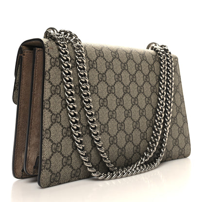 Gucci GG Supreme Monogram Small Dionysus Shoulder Bag Taupe 3 of 12