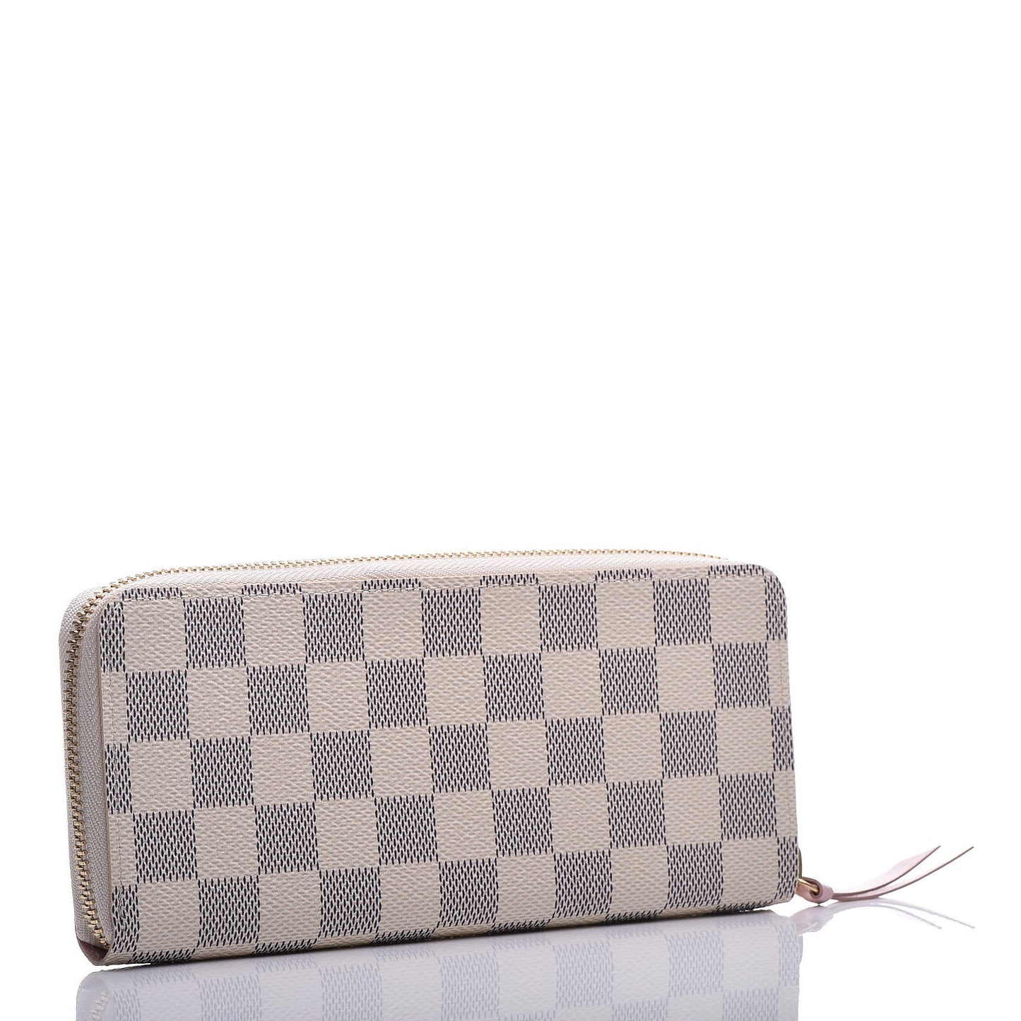 Damier Azur Clemence Wallet Rose Ballerine