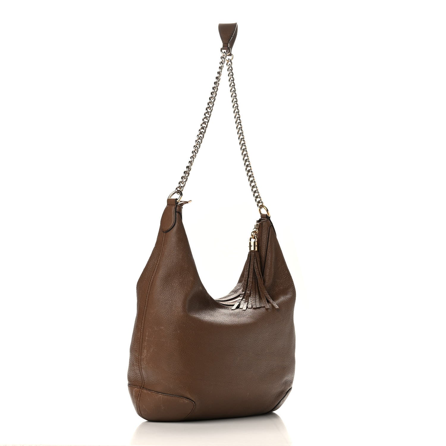 Gucci Cellarius Calfskin Medium Soho Chain Hobo Acero 3 of 15