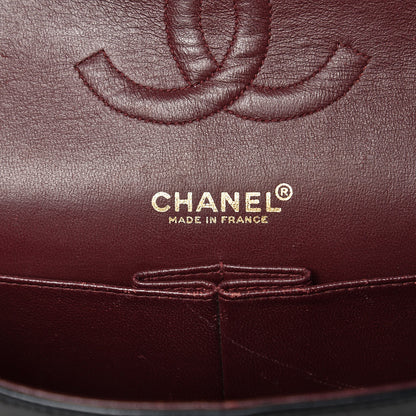 Chanel Lambskin Quilted Medium Double Flap Black 3 of 9