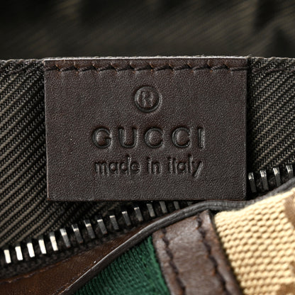Gucci Monogram Web Small Cosmetic Case Dark Brown 6 of 7