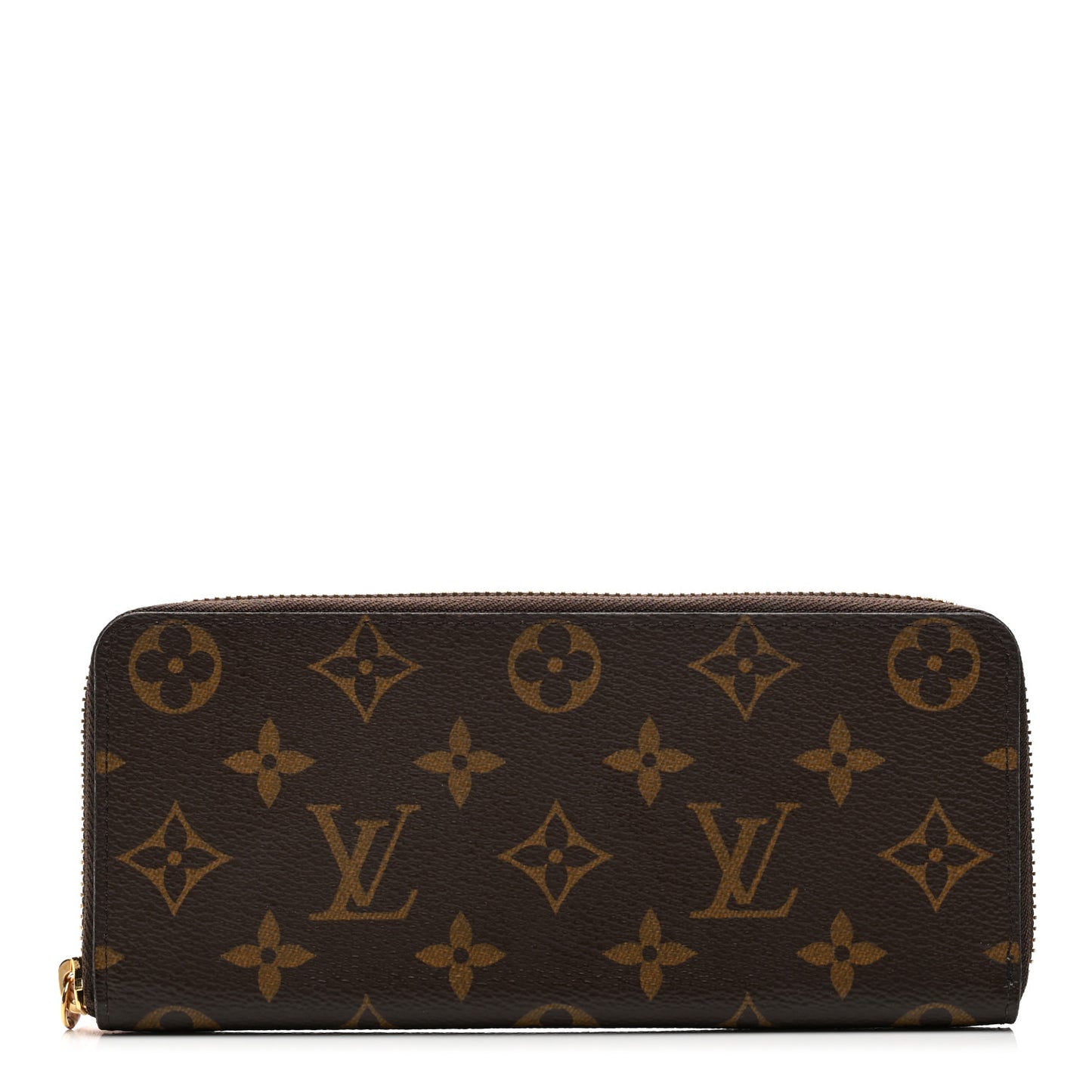 Monogram Clemence Wallet Rose Ballerine