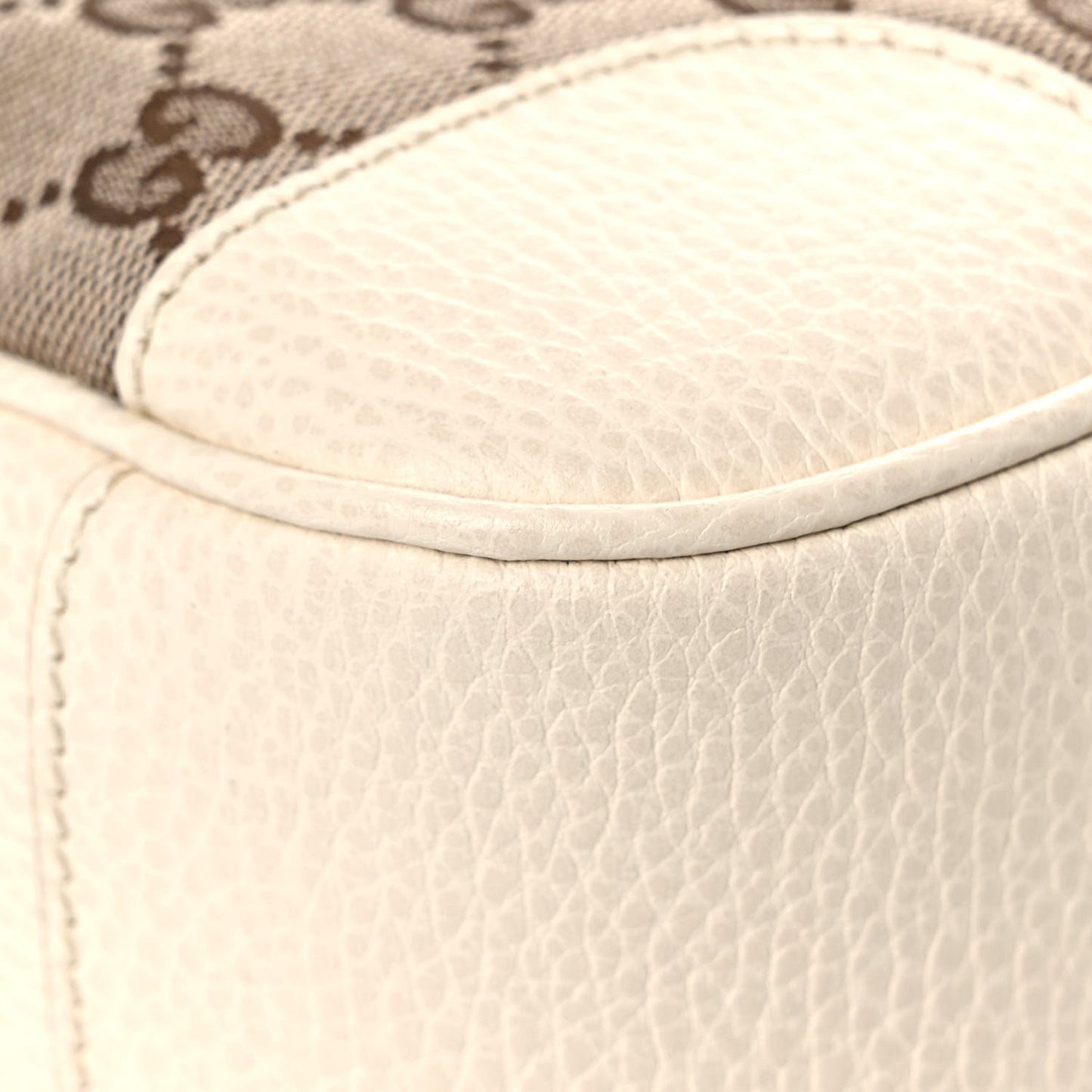Monogram Dollar Calfskin Mini Bree Messenger Bag Beige Ebony Avoire