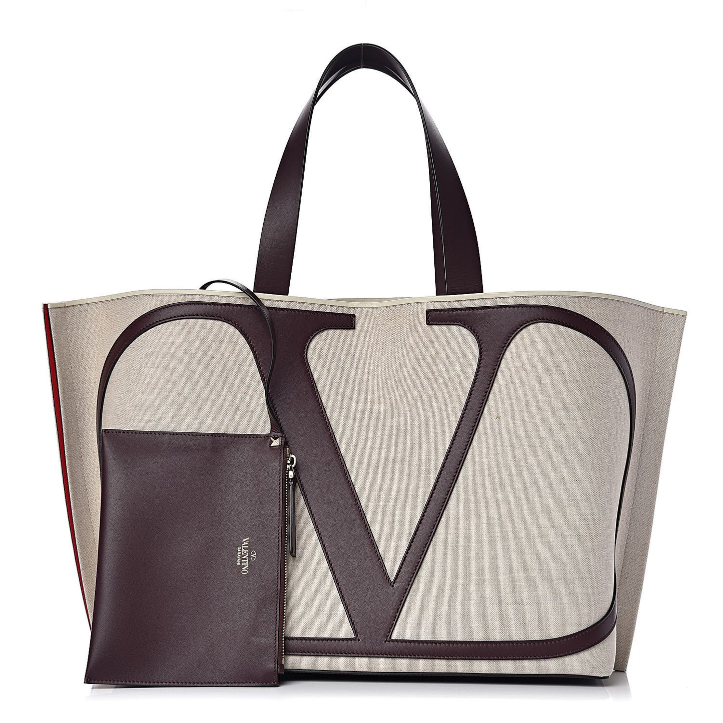 Canvas Large Escape Tote Natural Brown