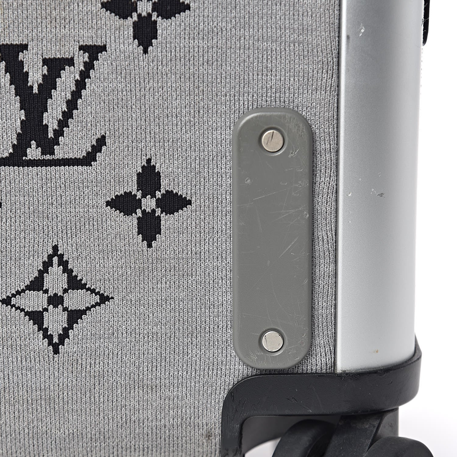 Louis Vuitton Knit Monogram Horizon Soft 55 Suitcase Grey 13 of 18