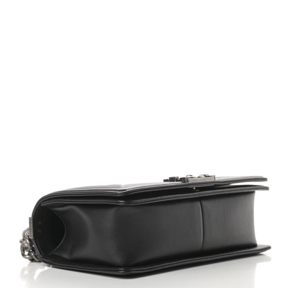 Chanel Calfskin Quilted Medium Boy Flap Black 4 of 11