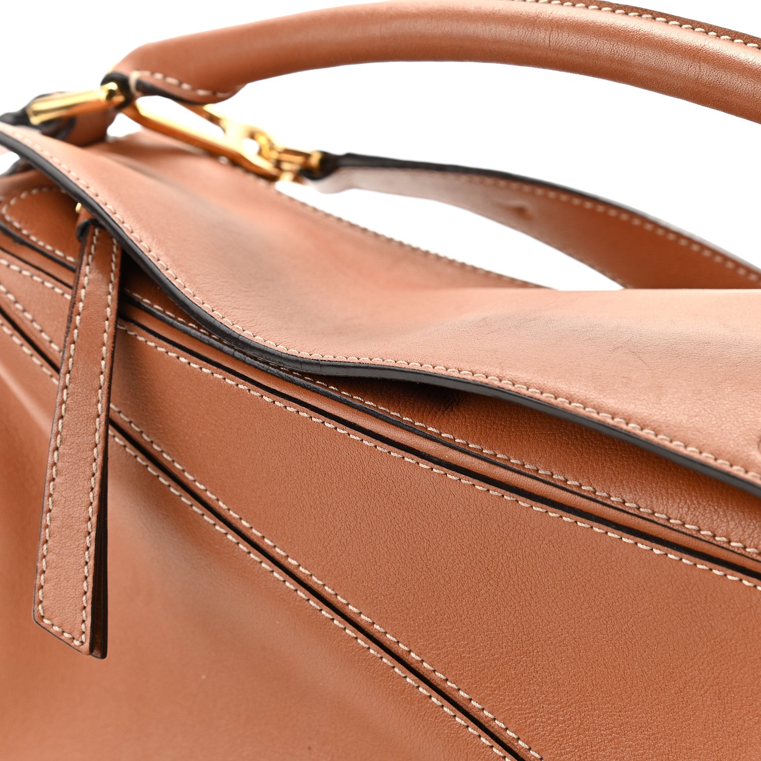 Loewe Calfskin Small Puzzle Bag Tan 11 of 11