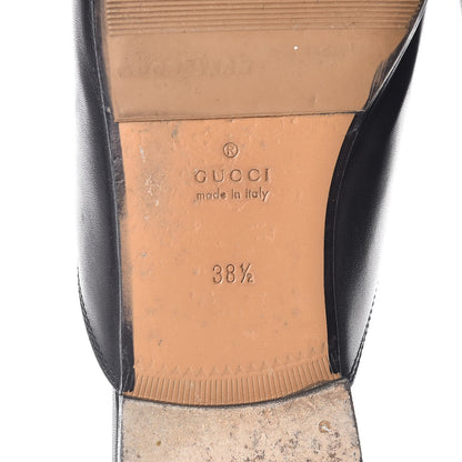 Gucci Calfskin Womens Princetown Slippers 38.5 Black 8 of 12