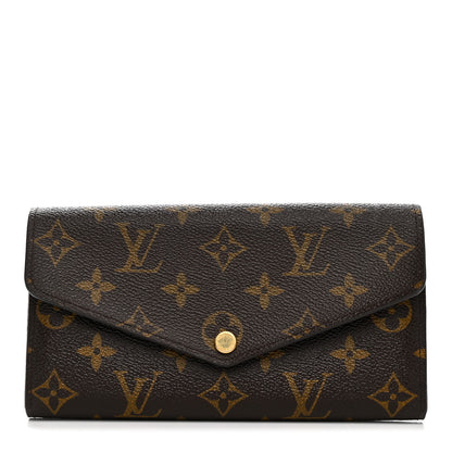 Louis Vuitton Monogram Sarah Wallet NM 1 of 9