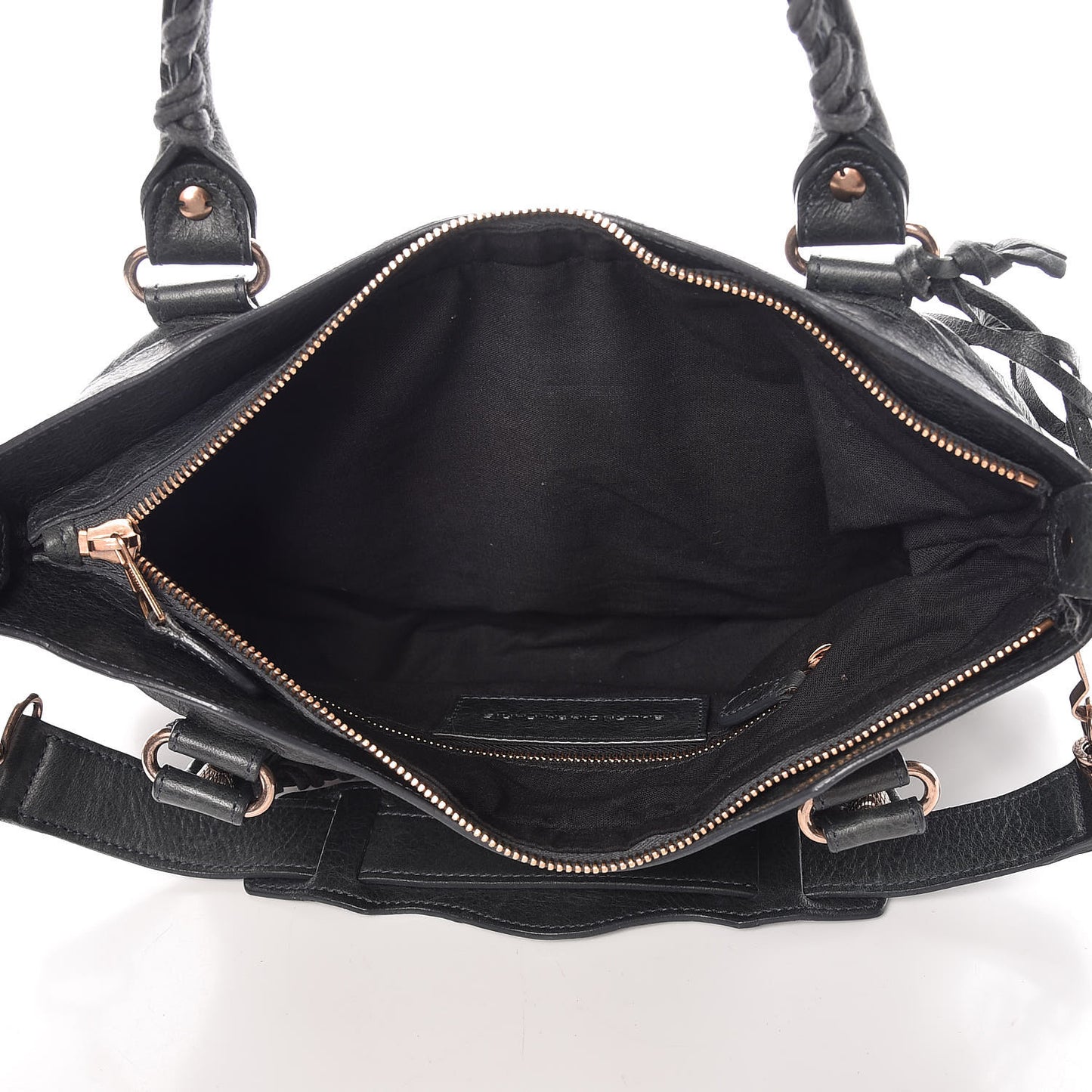 Agneau Giant 12 Rose Gold Hardware First Anthracite