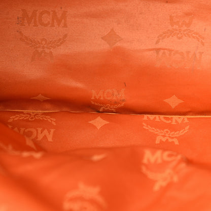 MCM Visetos Side Stud Large Stark Backpack Orange 14 of 21