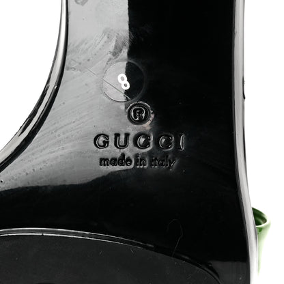 Gucci Patent Lambskin Horsebit High Heel Sandals 8 Spring 6 of 11