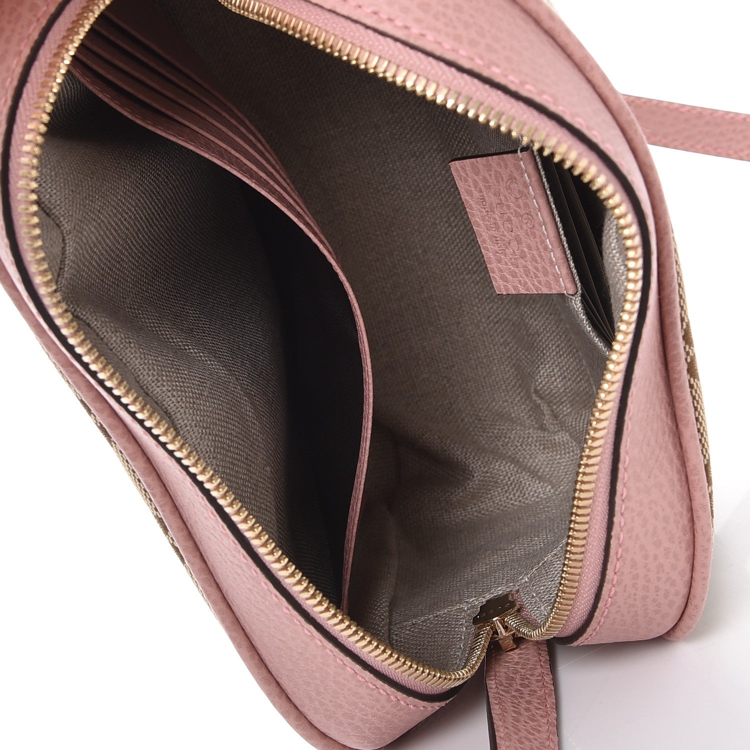 Gucci Monogram Mini Bree Messenger Bag Beige Soft Pink 5 of 7