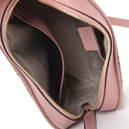 Gucci Monogram Mini Bree Messenger Bag Beige Soft Pink 5 of 7