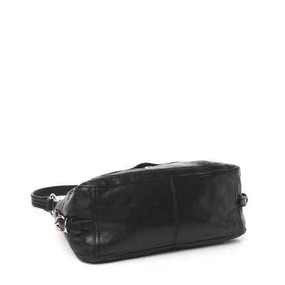 Prada Soft Calfskin Hobo Black 4 of 11