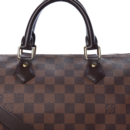 Louis Vuitton Damier Ebene Speedy Bandouliere 35 8 of 10