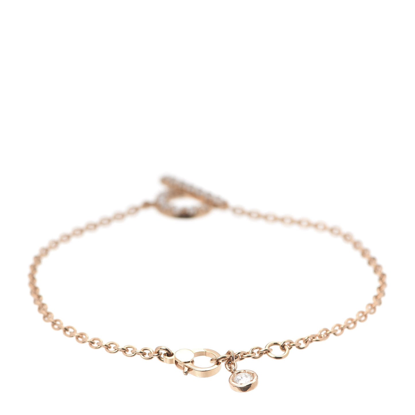 18K Rose Gold Diamond Finesse Bracelet ST