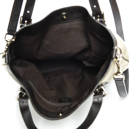 Gucci Canvas Britt Tote Dark Brown 5 of 9