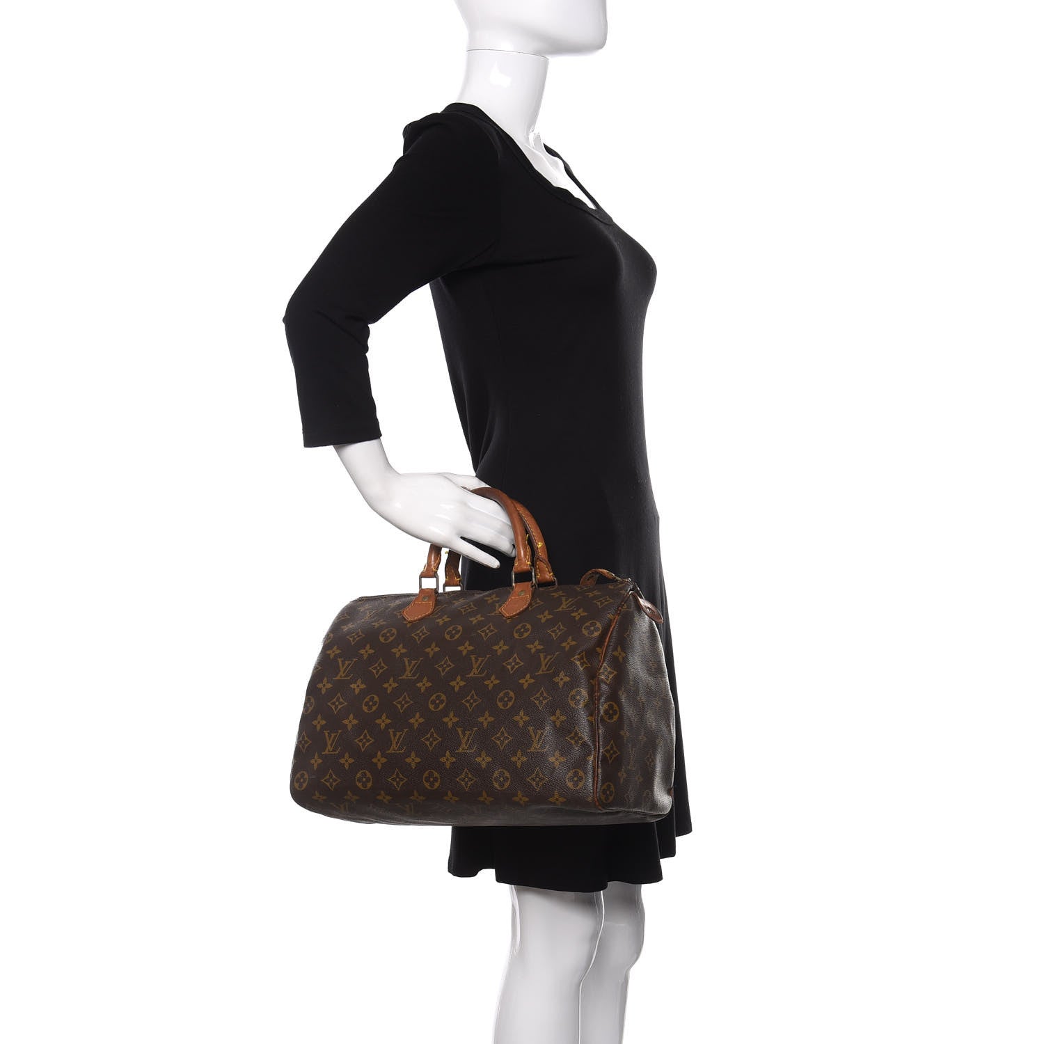 Louis Vuitton Monogram Speedy 35 2 of 19
