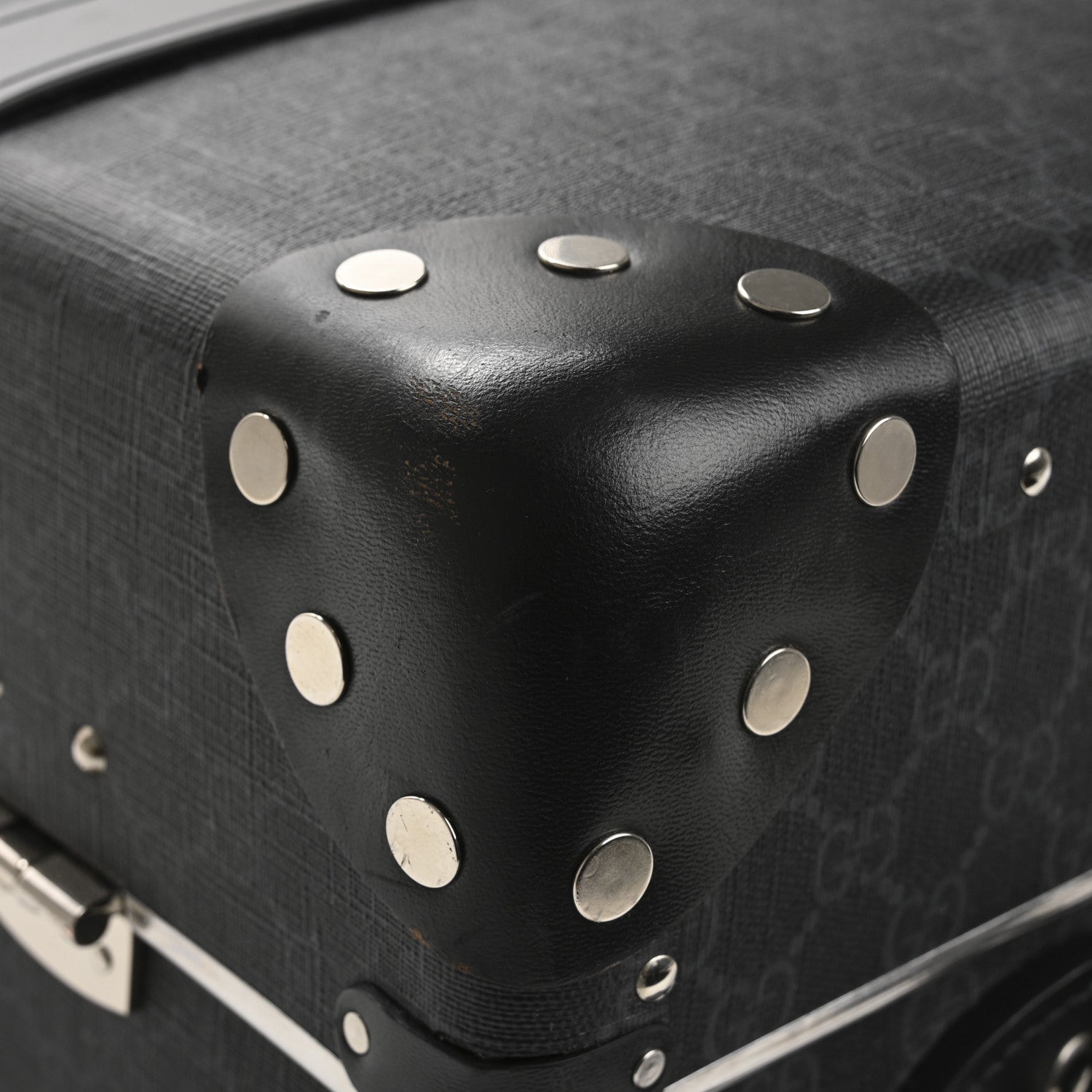 Gucci GG Supreme Monogram Globe-Trotter Carry-On Black 14 of 18