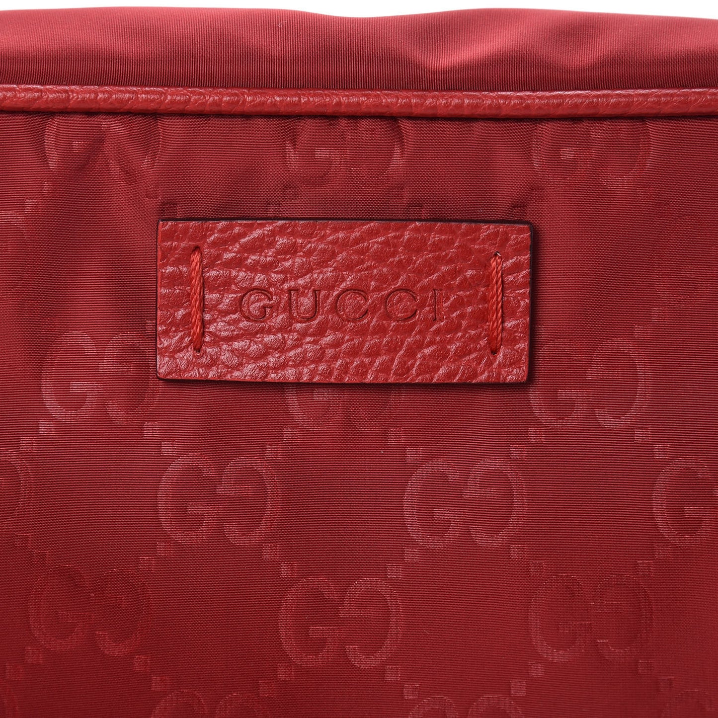 Nylon Monogram Dolmias Pouch Vibrant Red