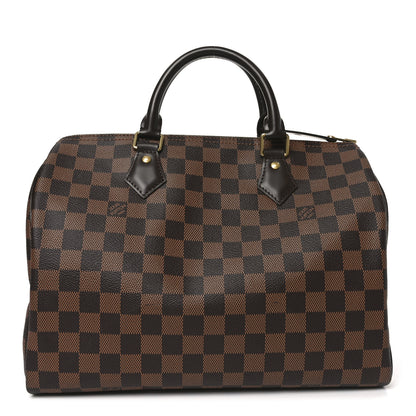Louis Vuitton Damier Ebene Speedy 30 1 of 9