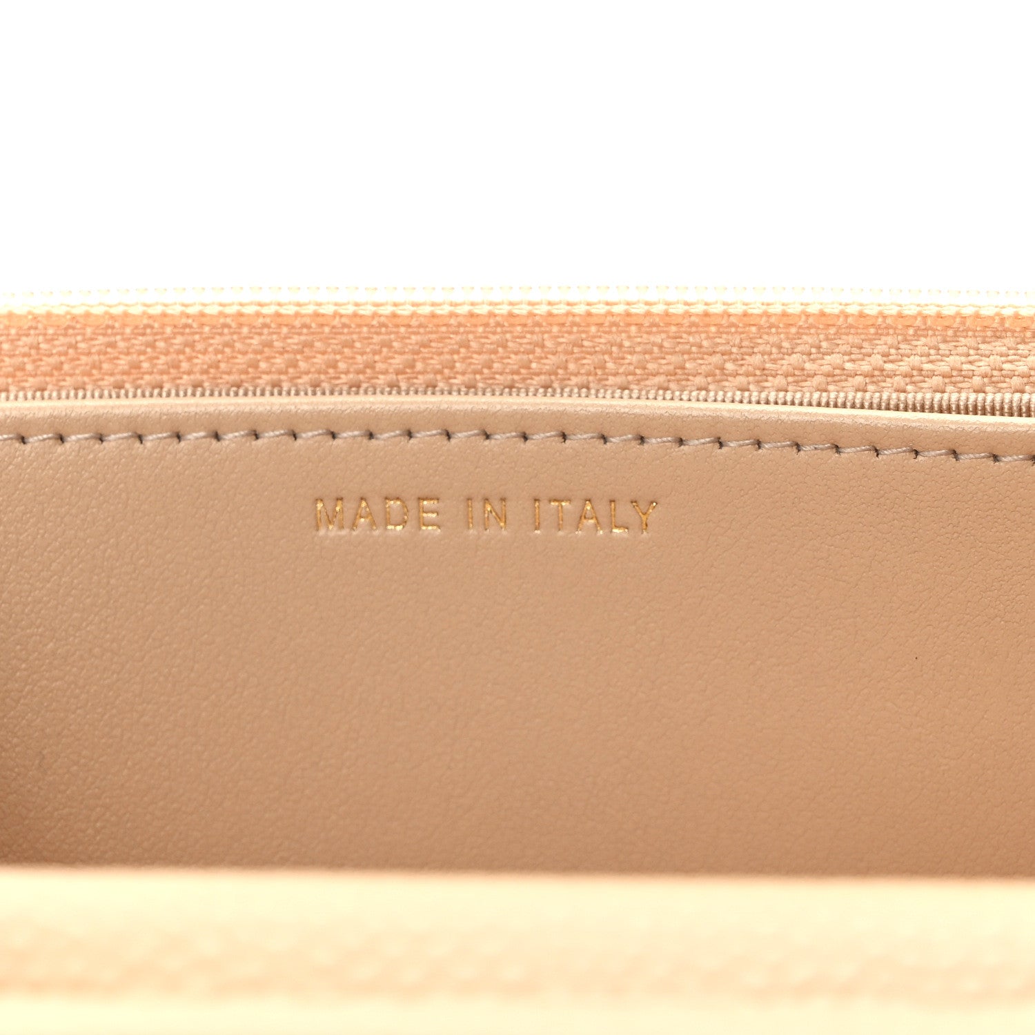 Chanel Caviar Quilted Wallet On Chain WOC Beige 7 of 11