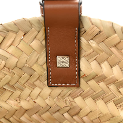 Loewe Raffia Small Basket Tote Bag Natural Tan 7 of 13