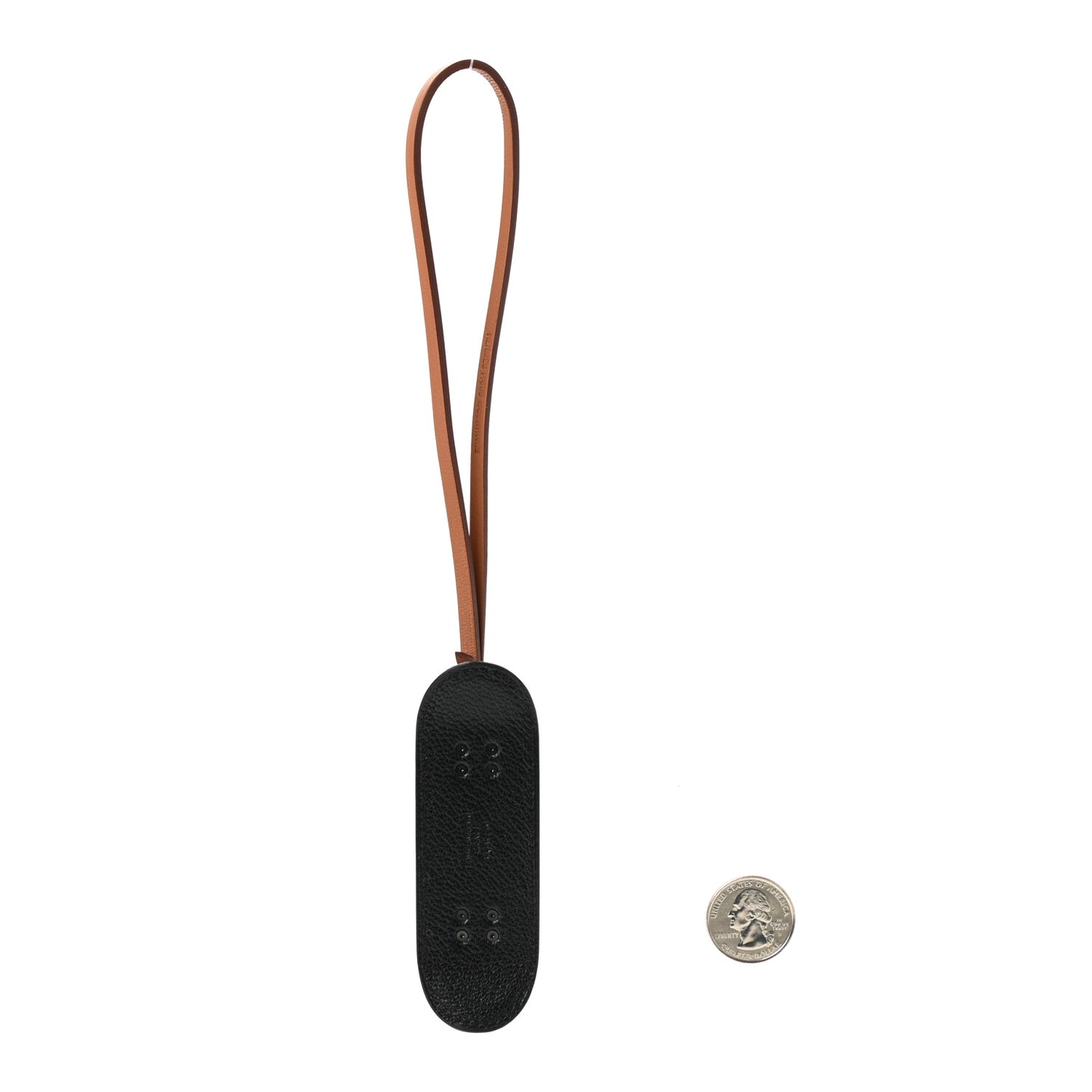 Swift Chevre Fingerskate Bag Charm Black Multicolor Gold