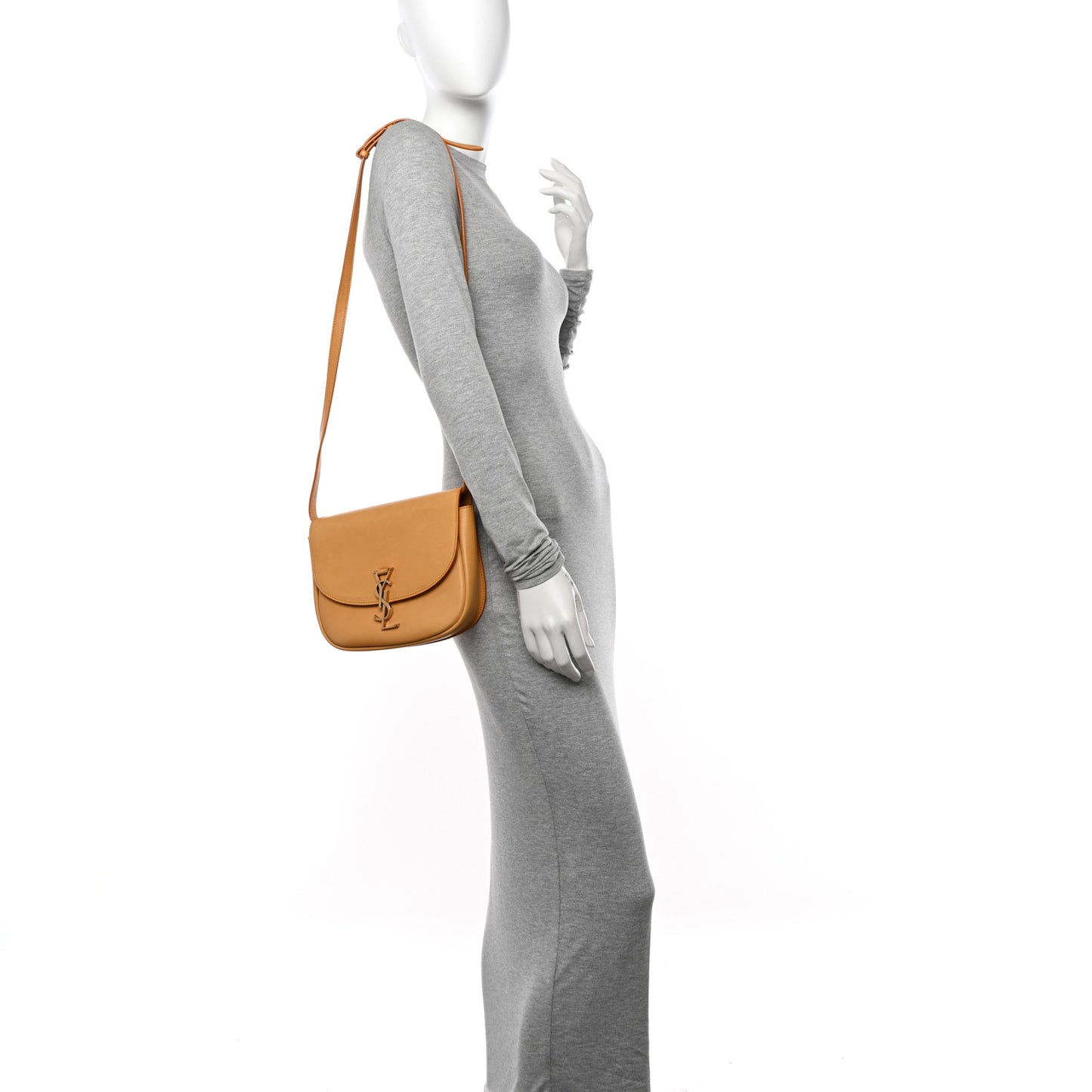 Smooth Vintage Calfskin Monogram Medium Kaia Satchel