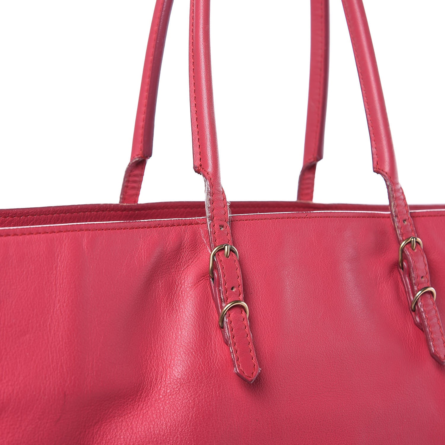 Balenciaga Veau Papier A4 Zip Around Tote Rouge Grenade 16 of 19