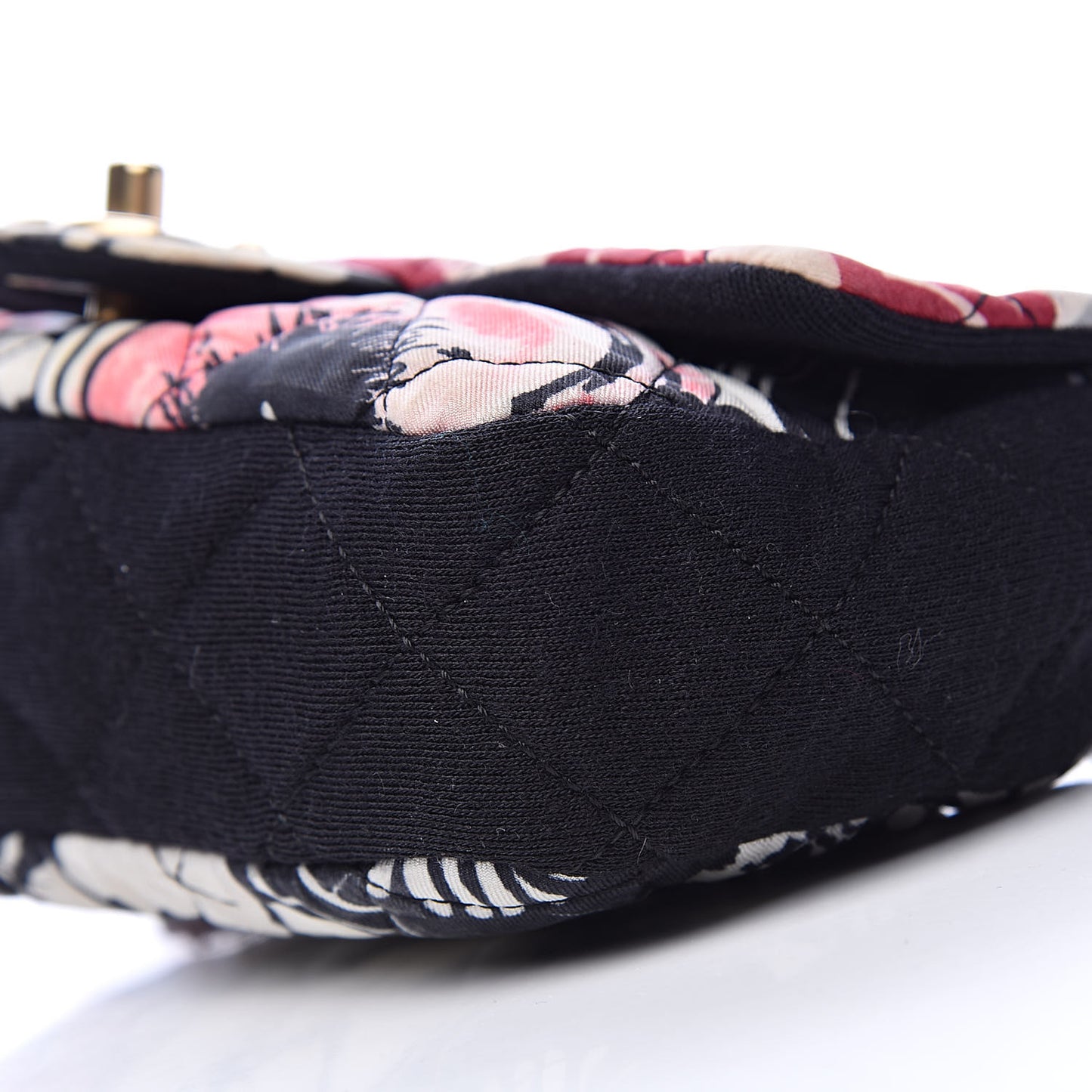 Fabric Quilted Patchwork Mini Rectangular Flap Red Black White