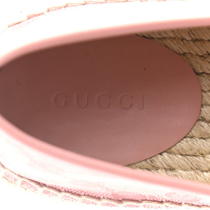 Gucci Monogram Espadrilles 40 Soft Pink 7 of 10