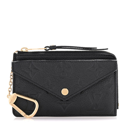 Louis Vuitton Empreinte Recto Verso Card Holder Black 1 of 9