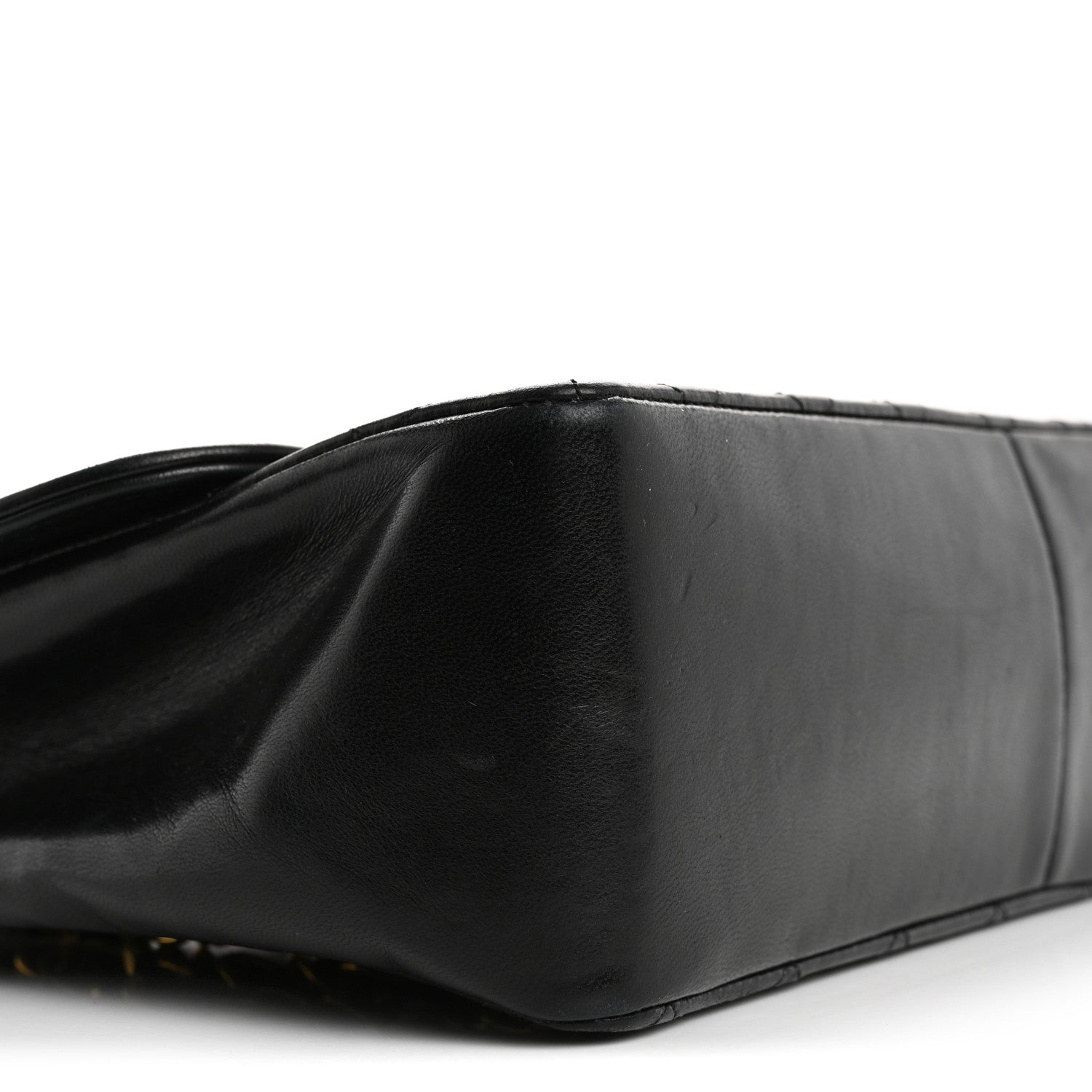 Chanel Lambskin Quilted Medium Single Flap Black 10 of 17